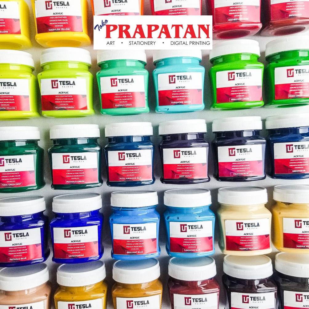 

QR67R Tesla Acrylic Paint / Cat Akrilik Tesla 125 ml Harga Murah )V ♪