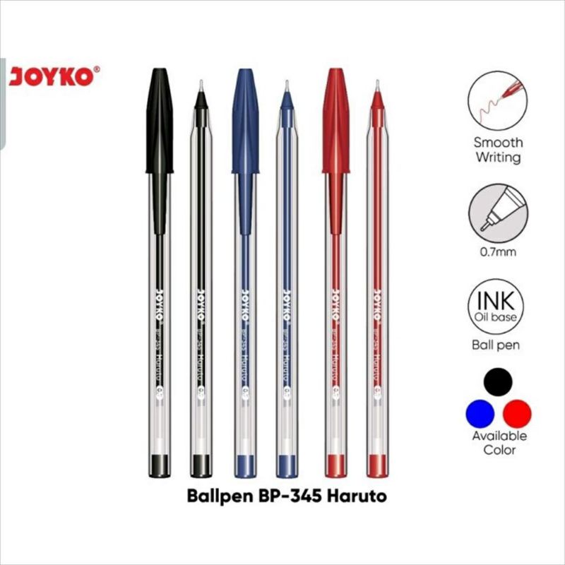 

Pulpen / Bolpoin Joyko Haruto BP-345 0.7mm