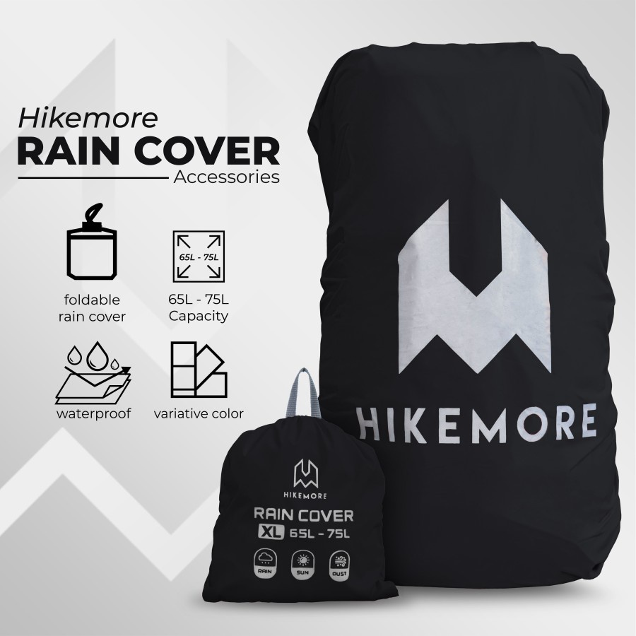 Cover Bag Hikemore Rain Cover L 45L-55L Tas Punggung Terbaru