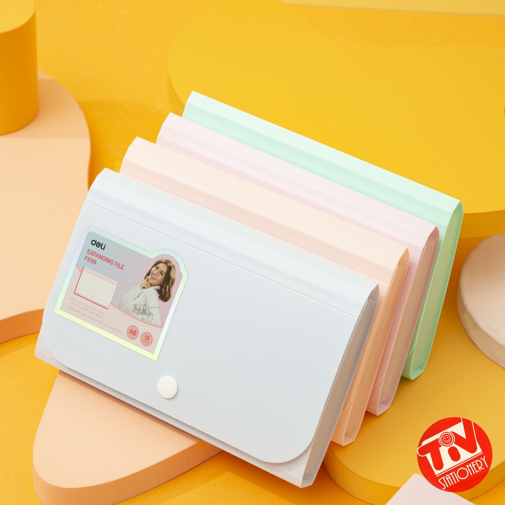 

[DELI X AGNEZ MO] Deli Expanding File / Tas Dokumen / Map Harmonika A6 13 Slot CF699