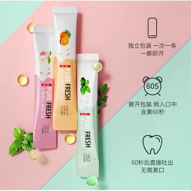 Veze Obat Kumur Pembersih Mulut 10ml x 20 Sachet