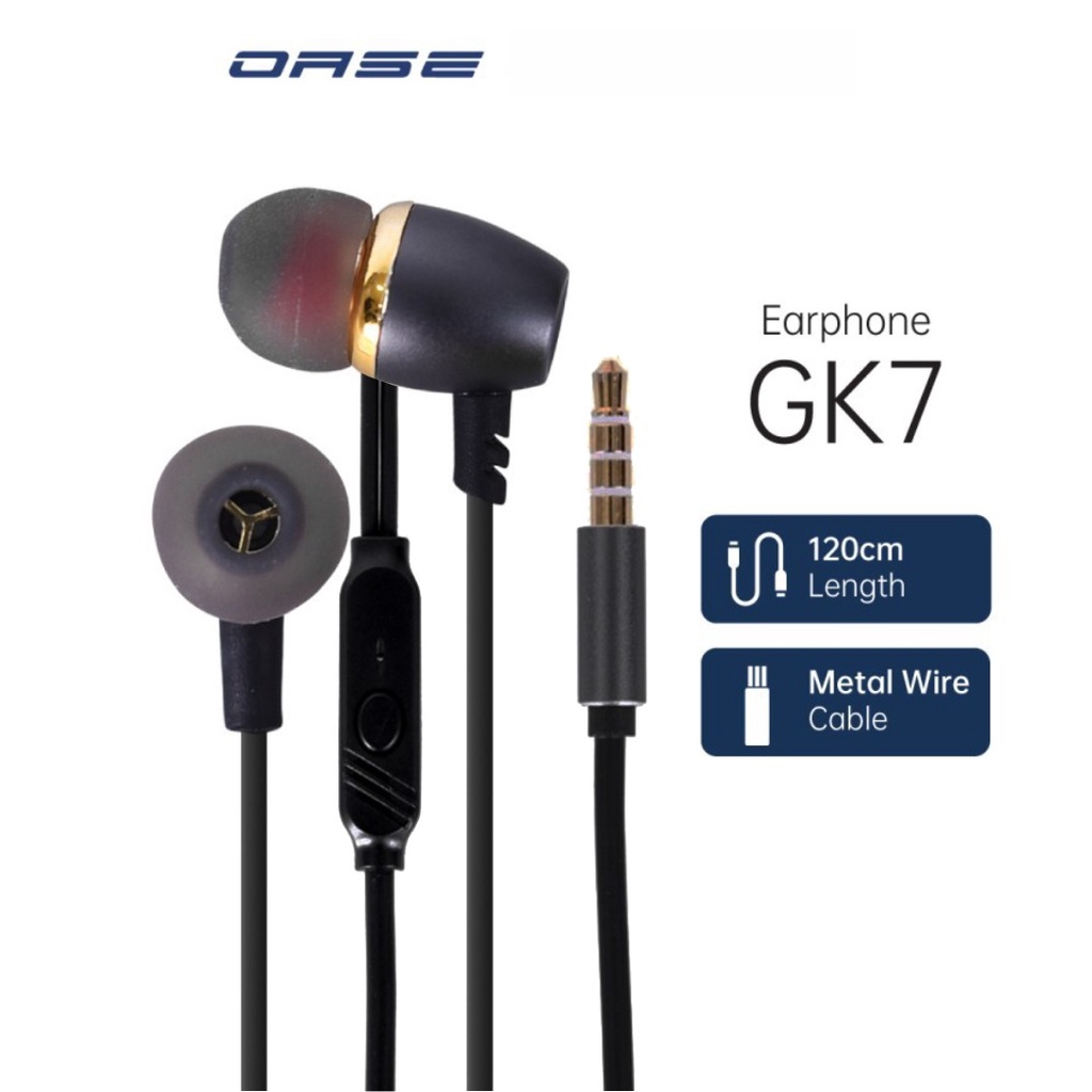 HEADSET EARPHONE OASE GK7