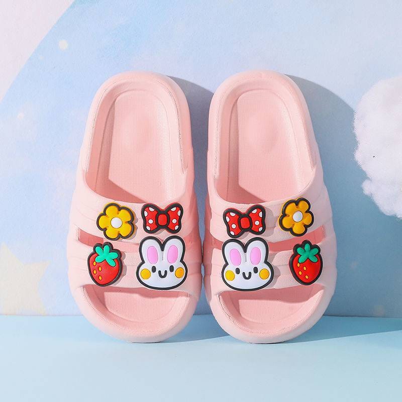 HappyOliver LUCA RABBIT Sandal Selop Rabbit Import Anak Perempuan Karakter Lucu Bahan Karet