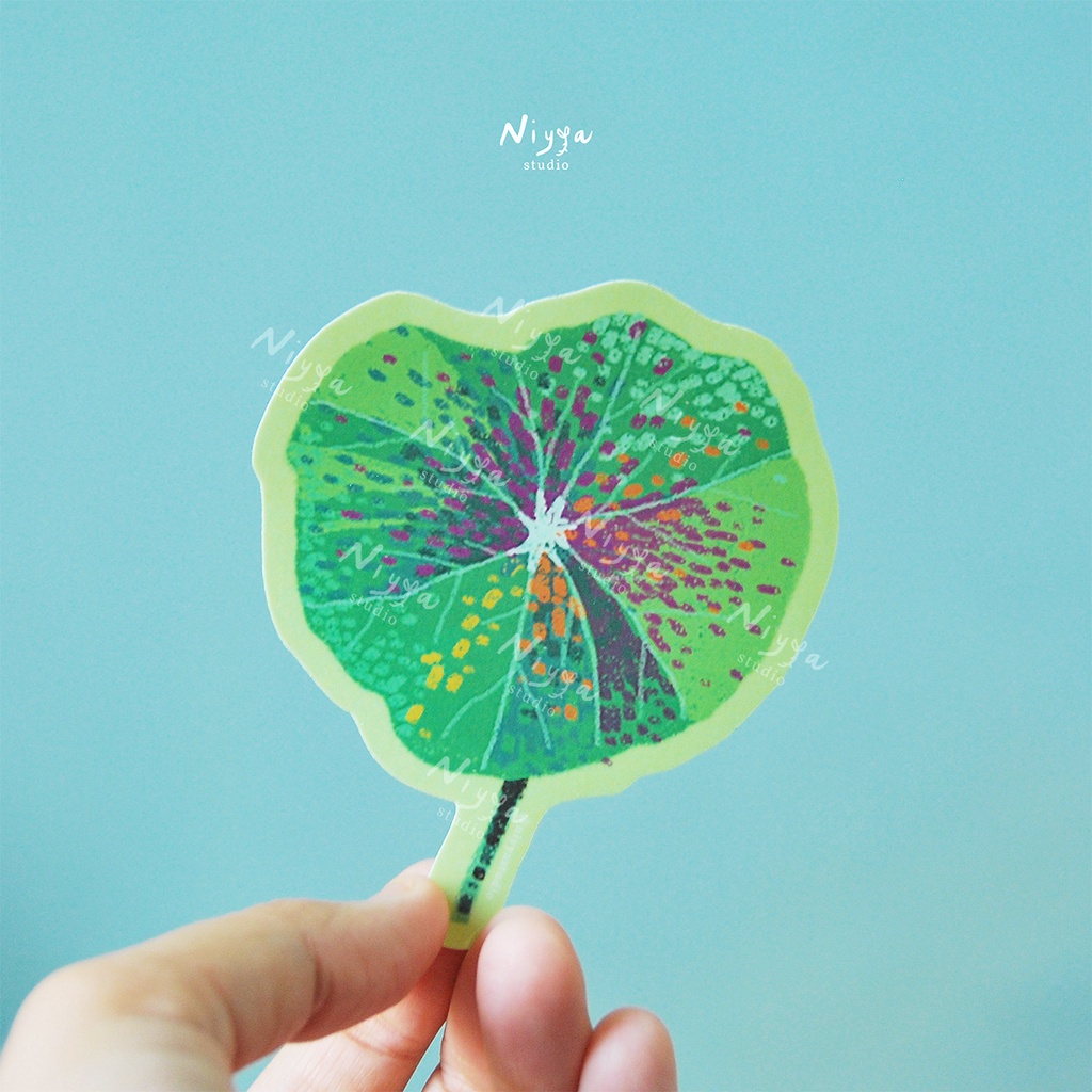 

Sticker | Nasturtium Leaf | Plant Botanical Sticker | Journaling | Stationery Aesthetic
