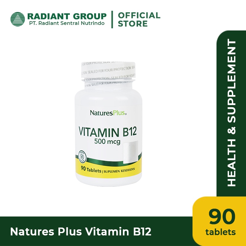 Natures Plus Vitamin B12 - 90 Tablets