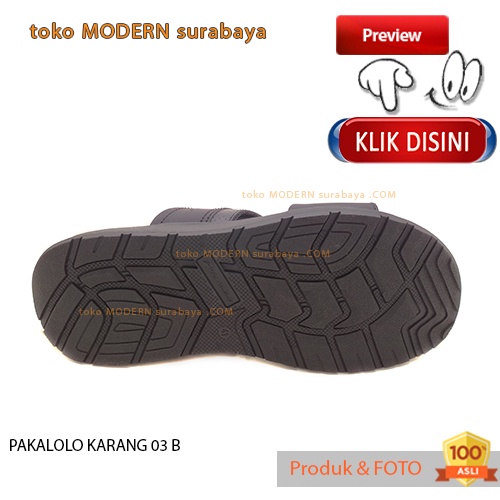 Sandal pria sandal slide kulit casual PAKALOLO KARANG 03