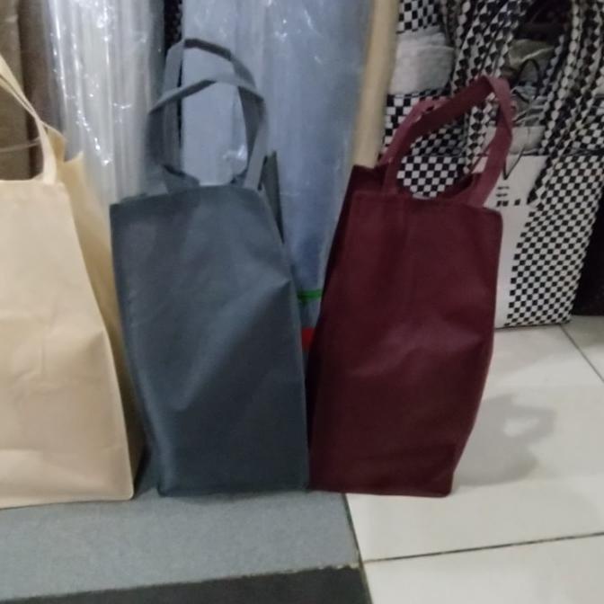 ~~~~~] tas kain spunbond buat toples dan botol isi 12 pcs terlaris dan termur