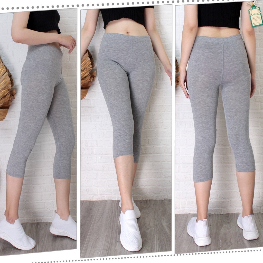 Celana Legging Pendek Polos Wanita Soft Rayon CL05