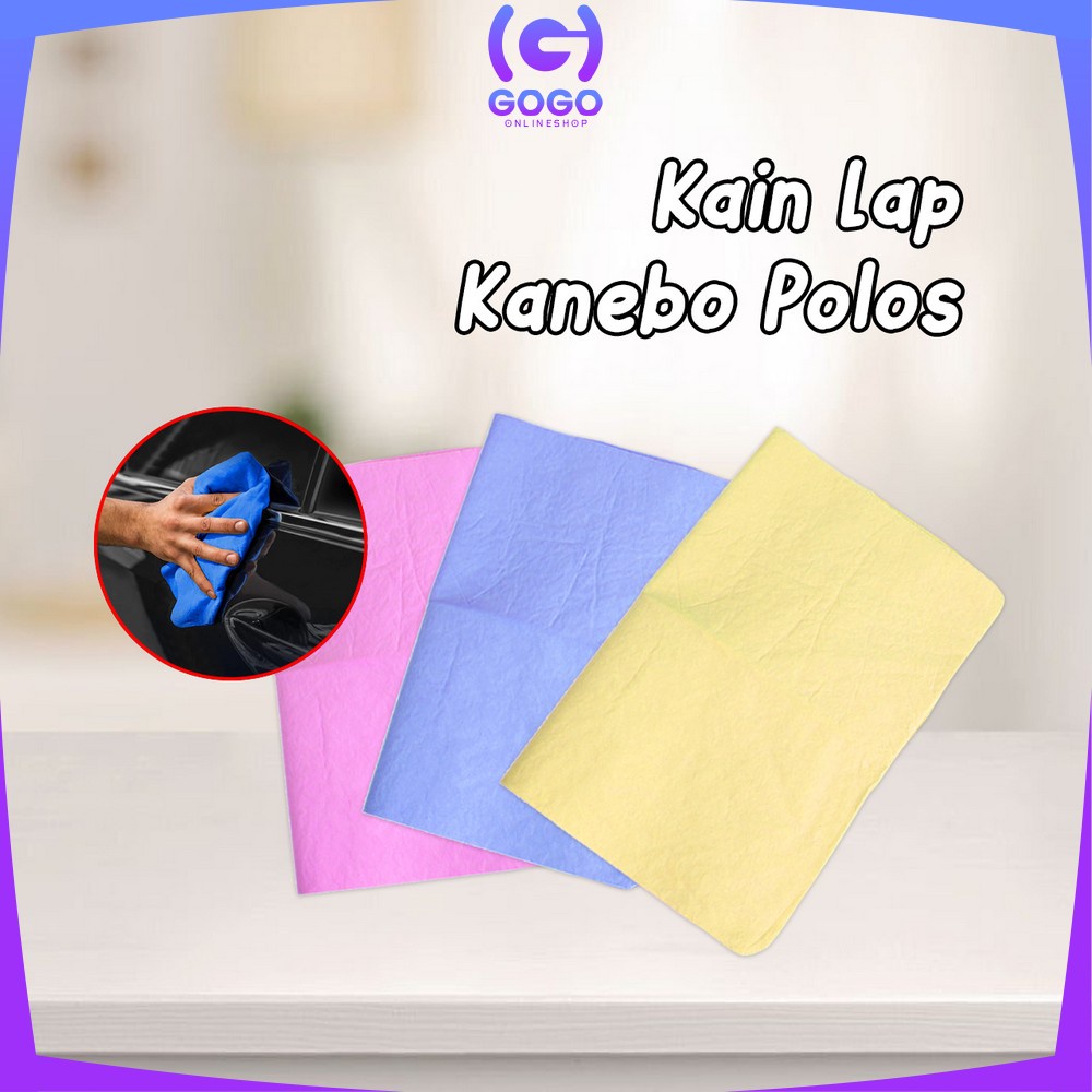 GOGO-C818 Kain Lap Kanebo Polos Serbaguna Chamois Magic Towel Daya Serap Tinggi / Kain Lap Serat Sintetis Lap Perawatan Mobil Sepeda Motor Kaca Lantai