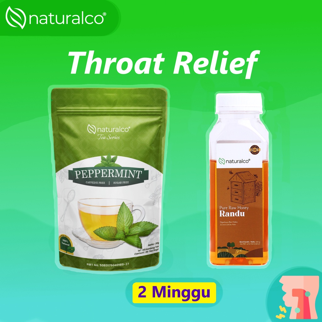 

Naturalco Throat Relief | {Paket 2 Minggu} Penghilang Sakit Tenggorokan & Batuk | Dijamin Reda Dalam 1-2 Hari !