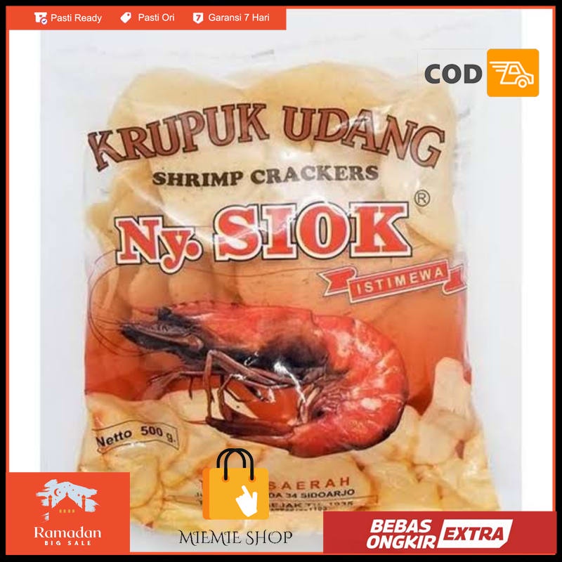 

Kerupuk Udang Ny Siok Oval 500gr