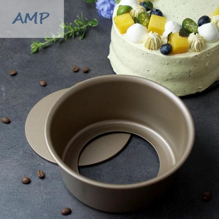 Loyang Teflon Bulat Bongkar Pasang 20 cm | Round Pan Loose Base Gold