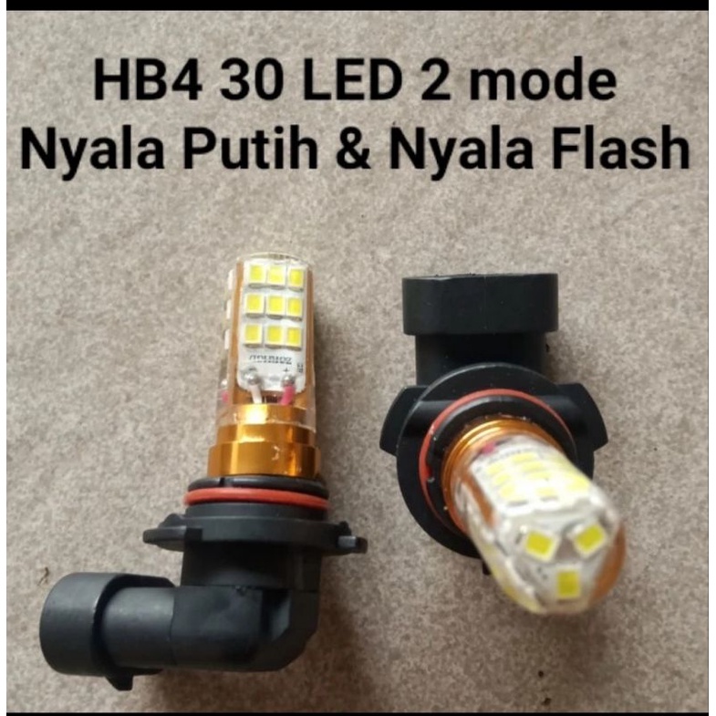 BOHLAMP HB4 9006 LED 2 MODE PUTIH + FLASH