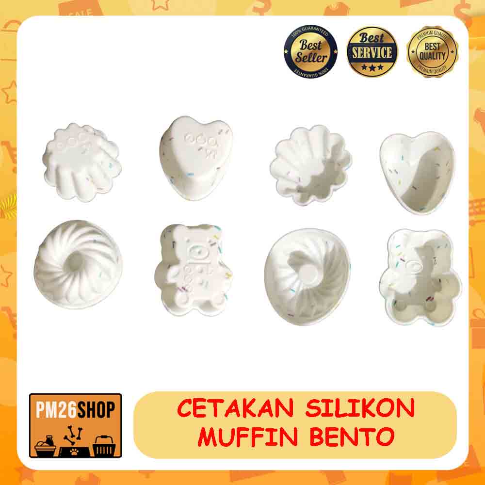 Cup Silikon Tebal Muffin Bento Cupcake Silicone