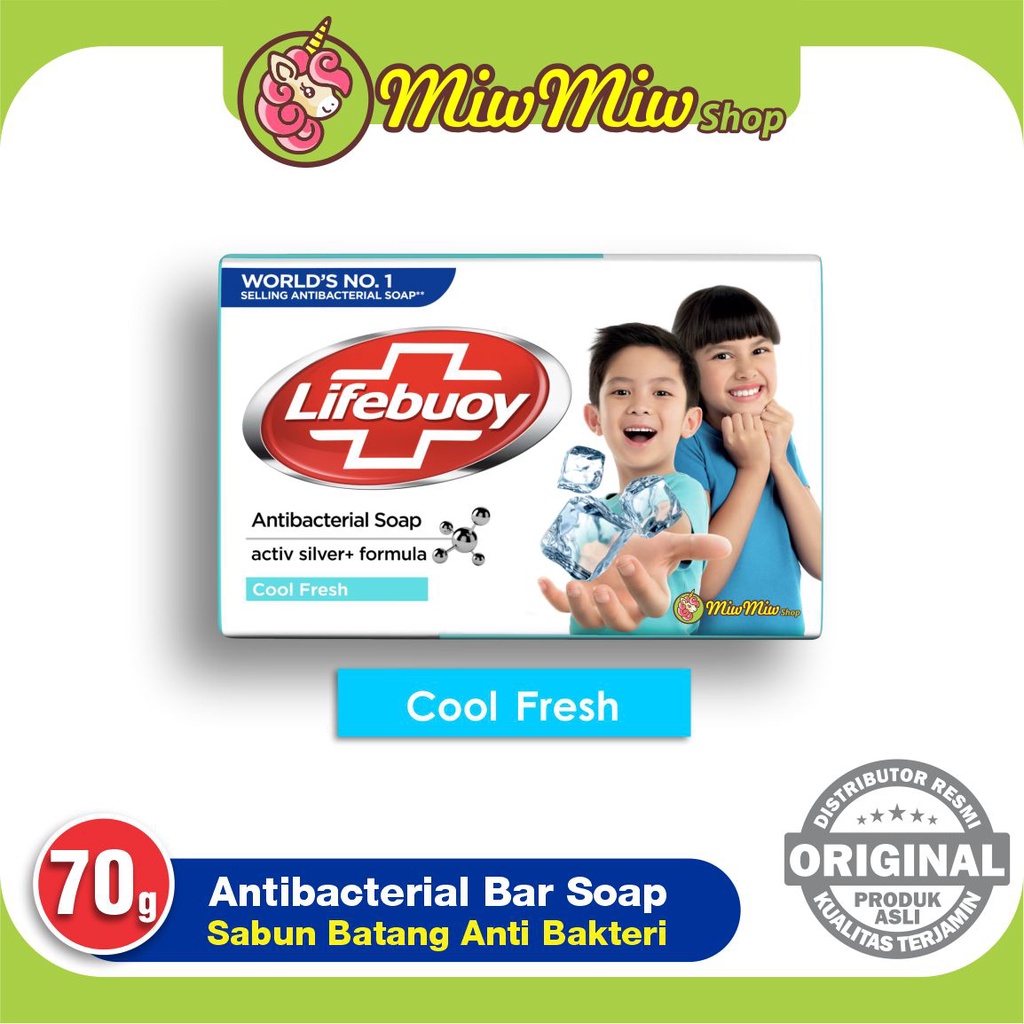 Lifebuoy Anti Bacterial Bar Soap (Sabun Batang Anti Bakteri Antiseptik)