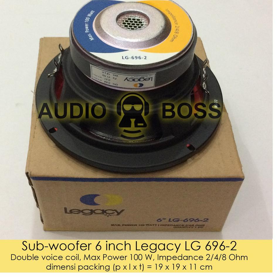 ✻ Speaker Subwoofer 6 inch Legacy LG 696-2 / Subwoofer 6" Legacy LG 696-2 Legacy LG 696 ⅎ