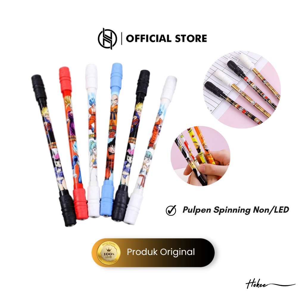 Pulpen Spining Pena Nonled Bolpoin Led Pen Balance Rotary Bolpen Putar Anti Stress