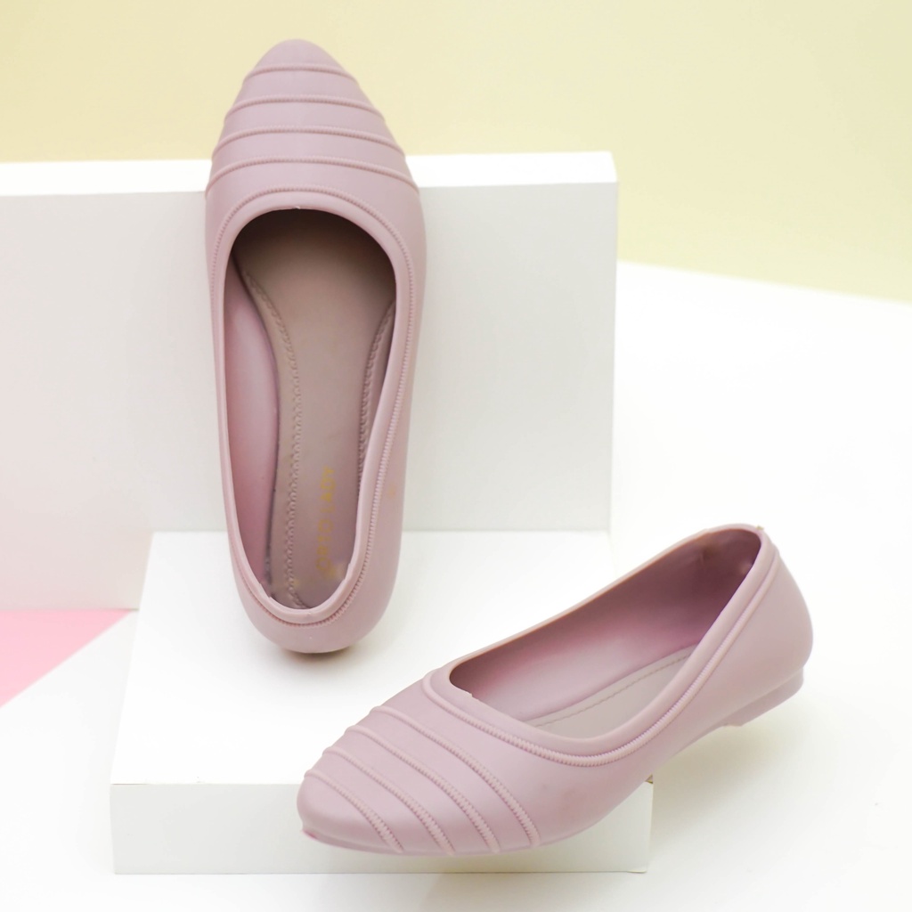 NEO - Porto Leveling Sepatu Flat Shoes Formal Casual Wanita Terbaru Nyaman Original Porto Lady