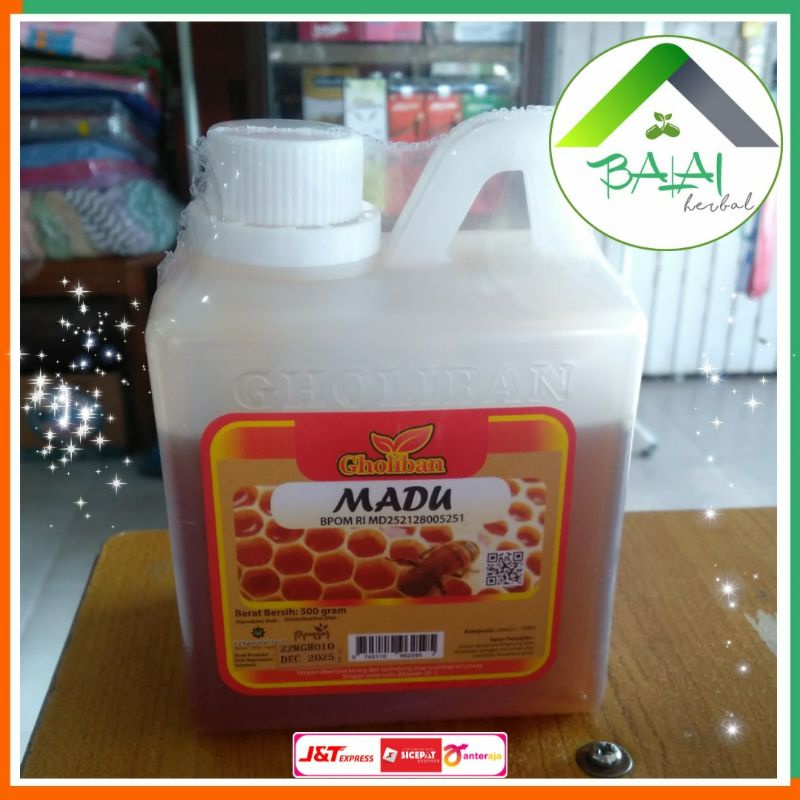 

Madu Gholiban Madu Hutan BPOM Botol Emboss Tulisan Timbul