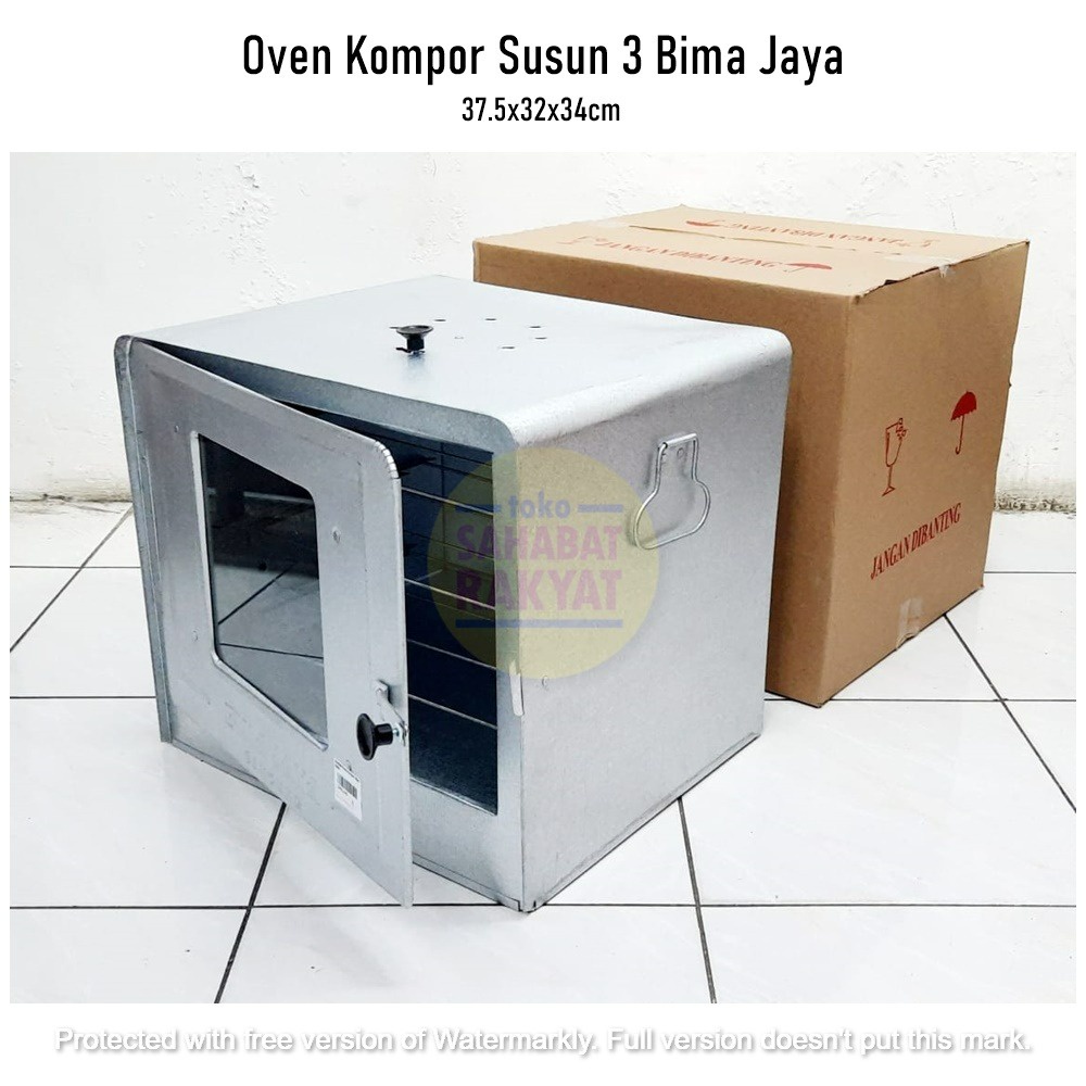 Oven Kompor/Oven Tangkling Susun 3 Bima Jaya