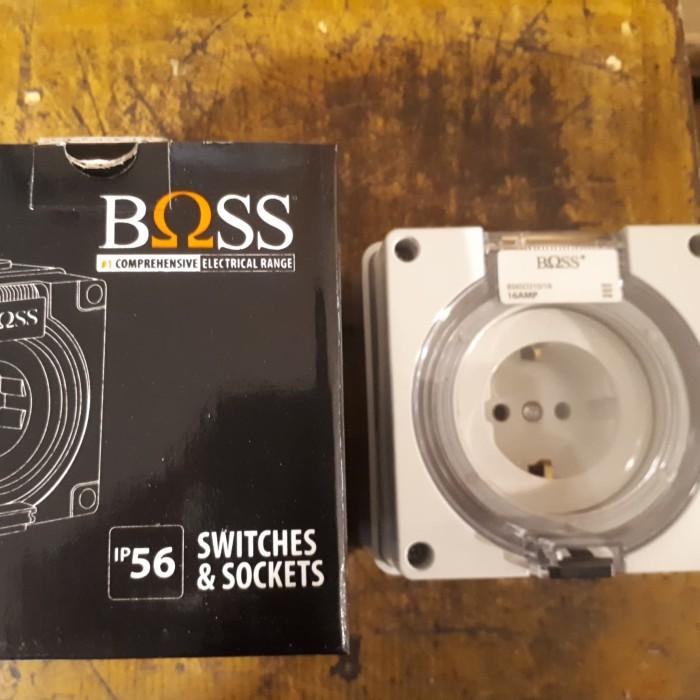 B56So210/16S Stopkontak Weatherproof / Waterproof , Merk Boss , Ip66