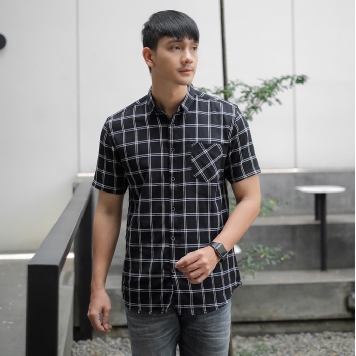 KEMEJA FLANEL LENGAN PENDEK PREMIUM | KEMEJA FLANEL PENDEK DEWASA | FLANEL LENGAN PENDEK | KEMEJA FL