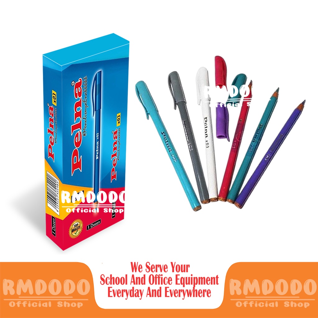 

Rmdodo - Gel Pen / Pulpen Gel 0.5mm Tinta Hitam & Biru Isi 12 Pcs / Pena Gel Pelna Smooth / Ink Pen Bolpen Lancip PelnaX03