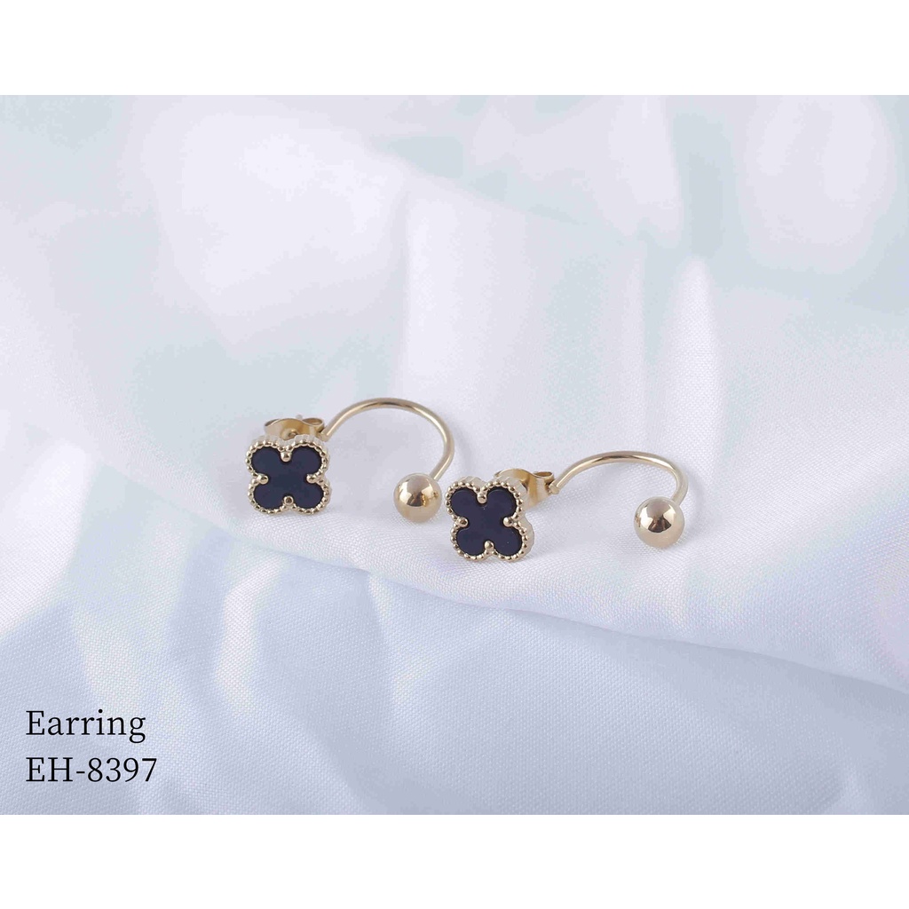 Anting Titanium Permata Warna Warni Perhiasan Wanita Jewelery 8397