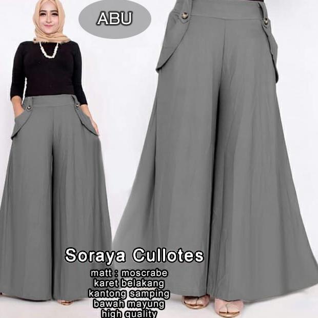 [ART. 5747] CTN Celana wanita kulot SORAYA termurah Best Seller