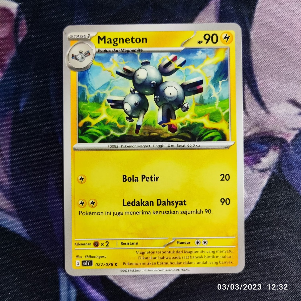 pokemon (ID) magneton - SV1V 027/078 - C