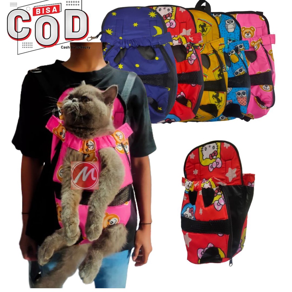 Tas Gendongan Kucing Anjing all size - Tas Travelling Hewan