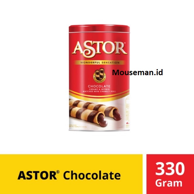 

Astor Chocolate Wafer Stick Kaleng 330 Gram