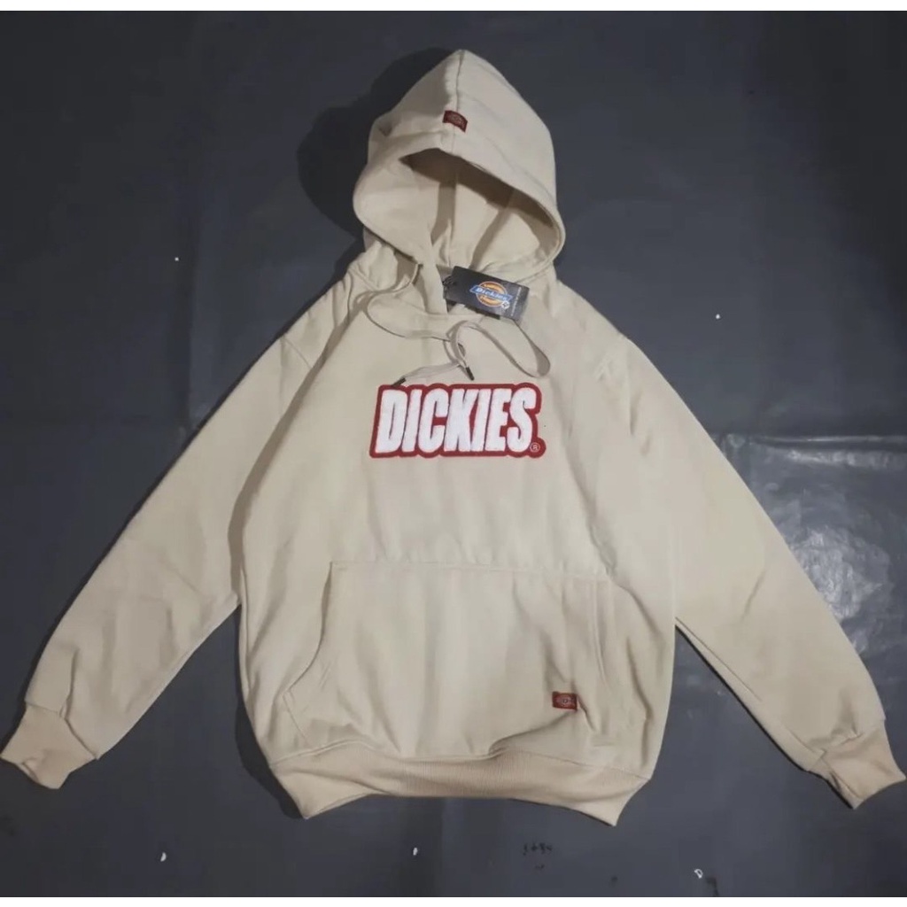 Jaket Sweater Hoodie Zipper Dickies Font Bordir Premium