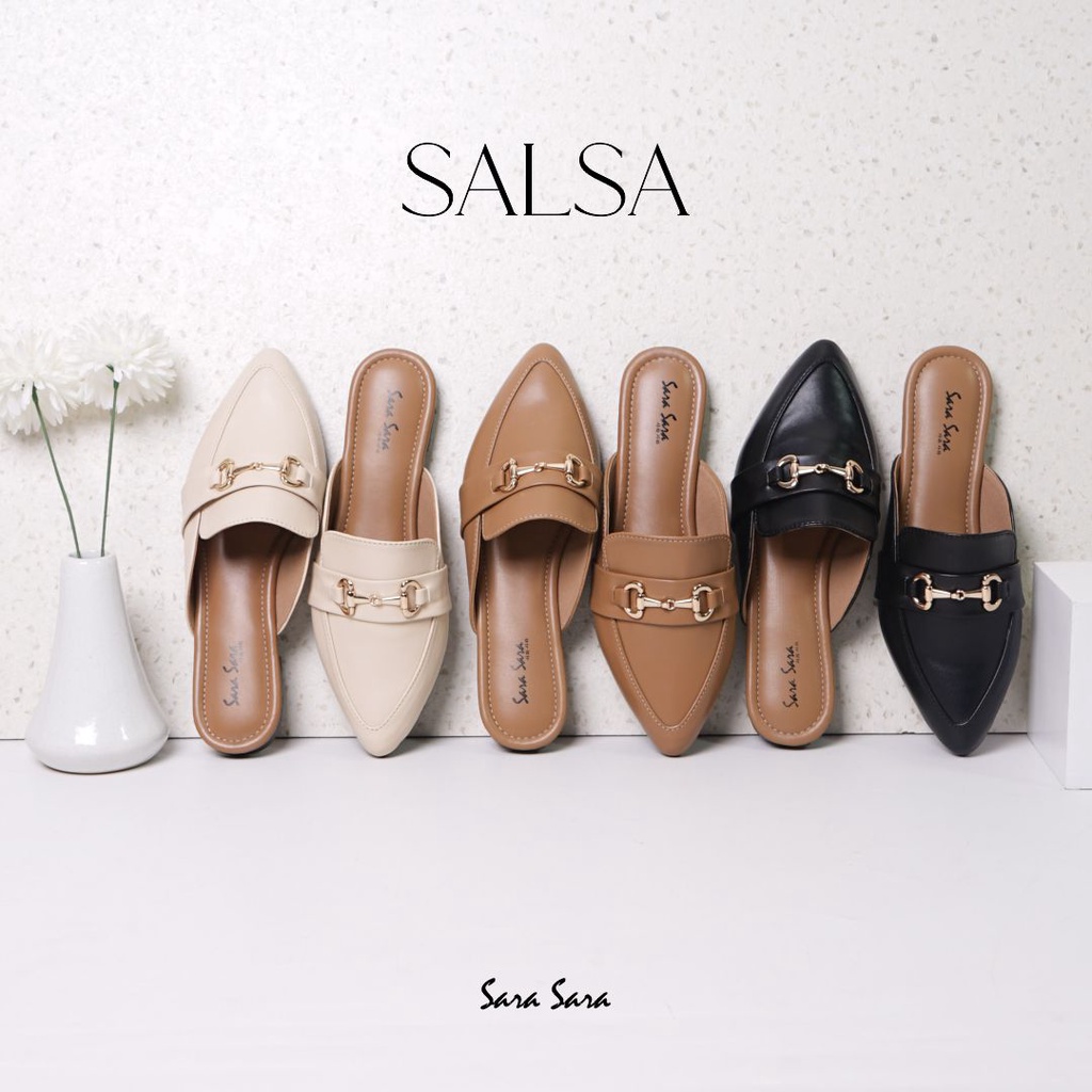 Sara Sara SALSA Sandal Flat Wanita sandal teplek terbaru