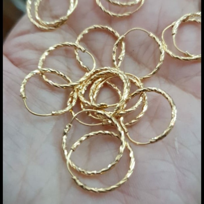 Fred Anting Gipsy Gipsi Gypsy Anak 0.5 Gram Setengah Gr Emas Asli 70% 700