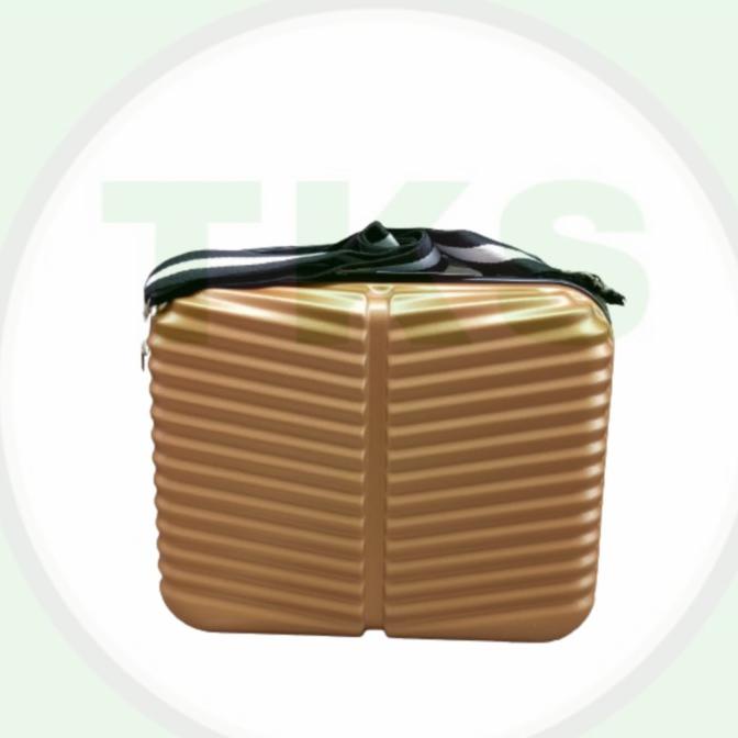 TERMURAH beauty case size 14inci koper makeup tali slempang/tas kosmetik