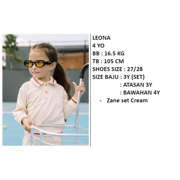 Bohopanna Zane Set 1-6 Tahun Setelan Playset Sporty Polo / Setelan Fashion Anak Kekinian Unisex