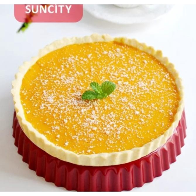 Suncity Flan Tin / Loyang Cetakan Pie Pizza Quiche Bongkar Pasang