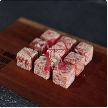 

Beef Saikoro Meltique Meltik Wagyu Cubes Premium