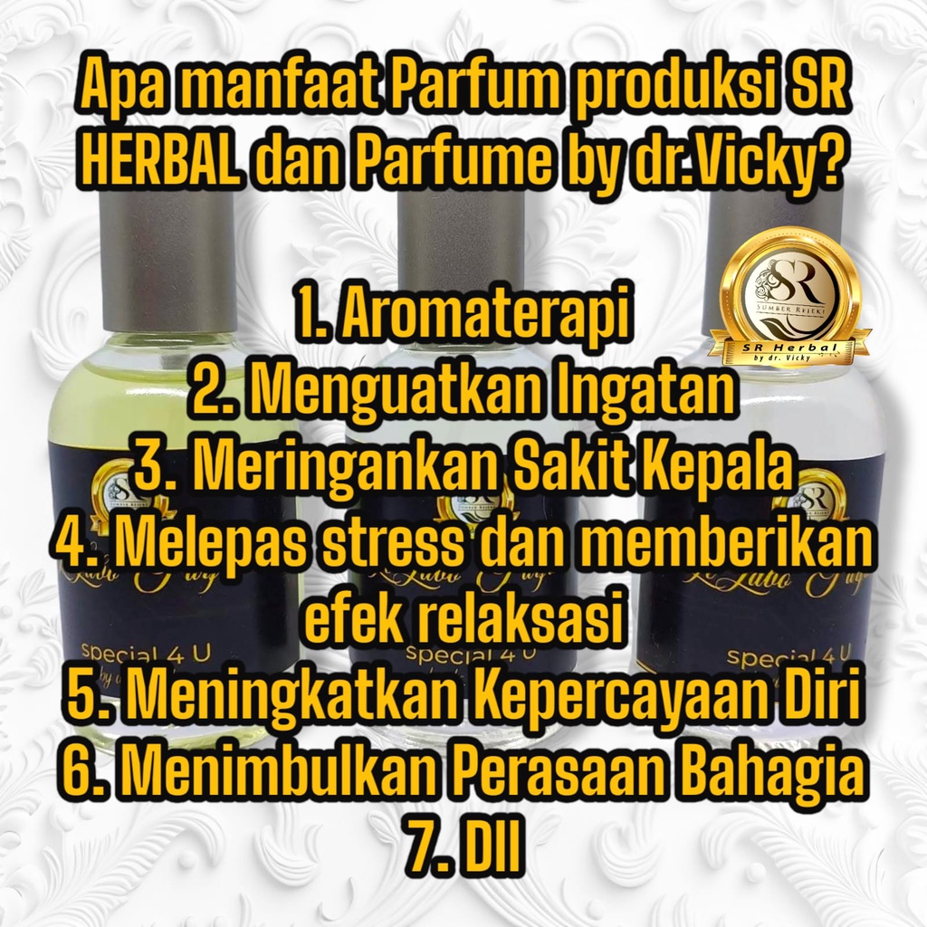 Parfum Wanita Kemasan Botol Spray Ukuran 30 ml SR Herbal Dan Parfume by dr.Vicky Kualitas Reguler Part 2