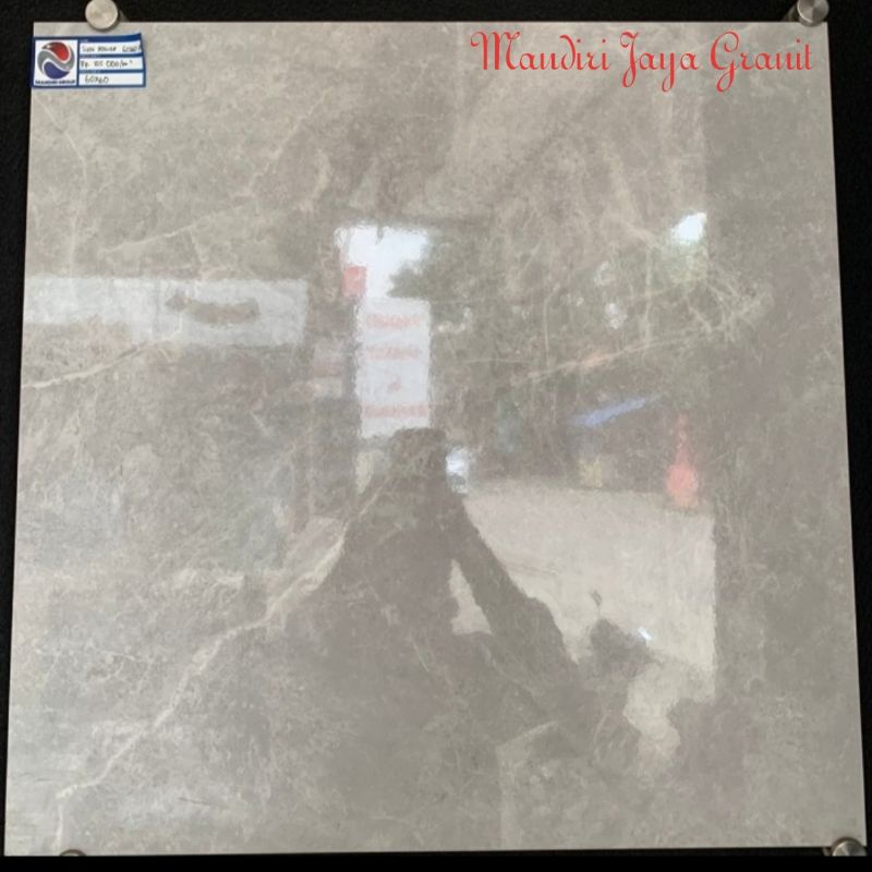 Granit Lantai 60x60 Sun Power 60160 B Baltic Gris Glossy