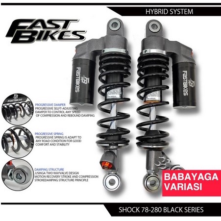 Shockbreaker showa tabung atas Uk 280mm 340mm universal aerox tiger rx king megapro verza nuovo dll