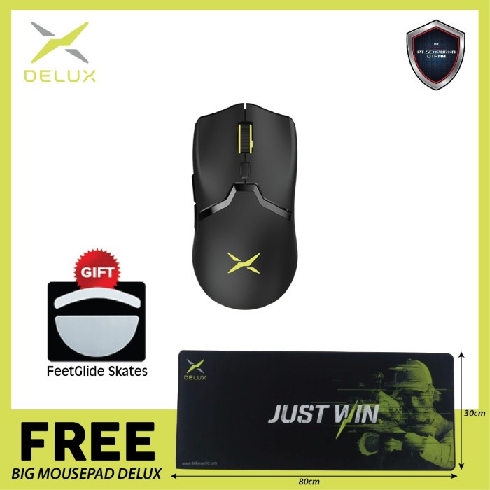 Moga Delux M800 Pro Wireless Gaming Mouse With Paw 3370 Sensor