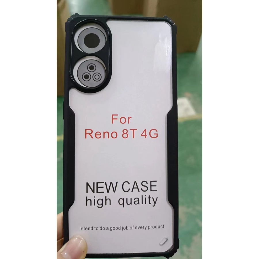 OPPO RENO 8T 4G 8T 5G 8 4G 8 5G 8Z 5G 7 4G 7 5G 7Z 5G 6 4G 6 5G 5 5G 5F CASE HARDCASE IPAKY BENING SHOCKPROOF BUMPER HARD FUZE CLEAR TRANSPARAN CASING PROTECT CAMERA COVER PELINDUNG KAMERA