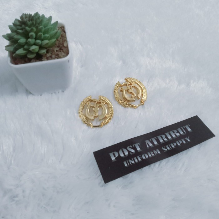 Terlaris Kopsteken Poltekim / Korpsteken / Monogram Poltekim / Pin Kerah