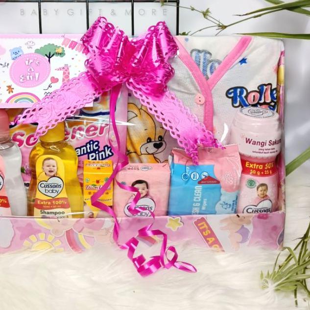 ✧ KADO BAYI BARU LAHIR PAKET LAHIRAN PERLENGKAPAN BAYI DENGAN 1 SET BAJU BAYI ☆