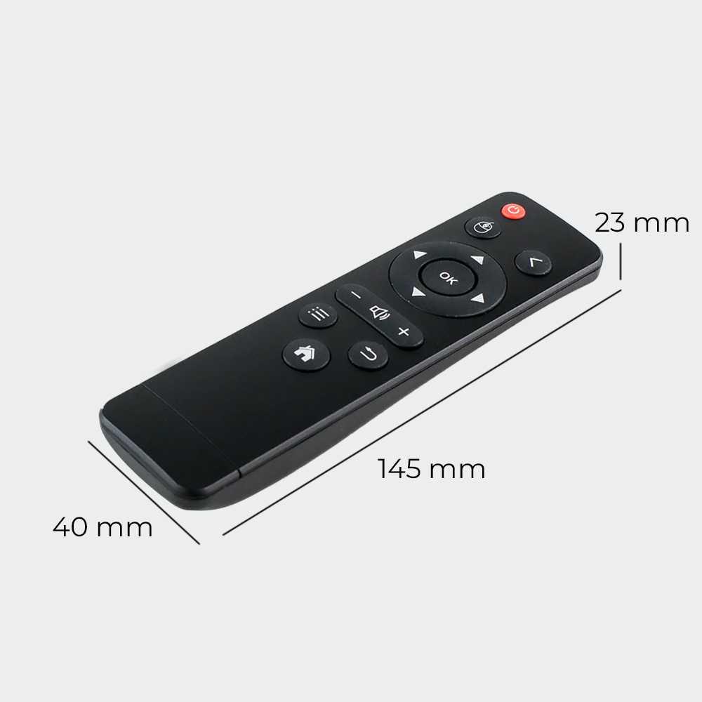 Remot Smart TV Box Proyektor Mouse Support Android Windows USB 2.4G - CR7 - Black