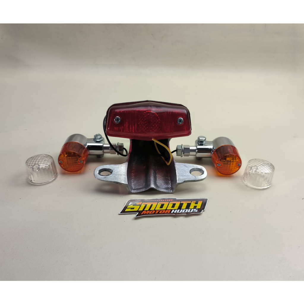 PAKET SET STOPLAMP CB SET RETING SEIN SEN LAMPU BELAKANG CB SET SEIN LAMPU REM CB 100 CB100 SET SEN 
