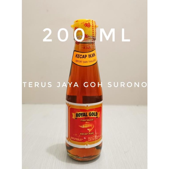 

Kecap Ikan Royal Gold Fish 200ml Kecap Ikan Thailand