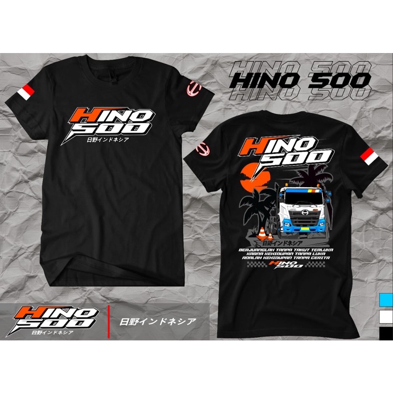 KAOS HINO 500 || KAOS TRUCK HINO || KAOS MURAH PRIA/WANITA